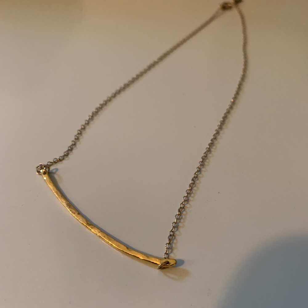 Gorjana Gold Bar Necklace